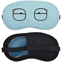 veeva beauty & fashion Ice Gel Sleeping Eye Mask for Resting Insomnia Meditation (Blue)-picture-22