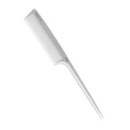 VEGA PROFESSIONAL VPMCC-20 Carbon Anti-Static Rat Tail Comb - White Line-picture-22