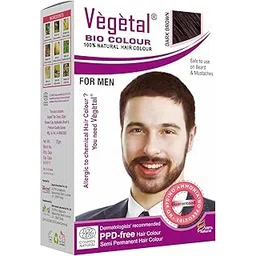 Vegetal Bio Colour - Experience Natural Dark Brown Beard Hair Color for Men | Ammonia-Free, PPD-Free, 100% Organic, and Herbal | Safe and Effective Beard Dye| Complete Kit Included |25g Each-picture-43