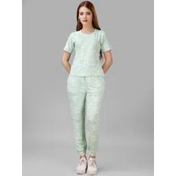 Vegles Abstract Printed Top With Trousers Co-Ords-picture-31