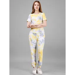 Vegles Dyed Round Neck T-Shirt With Joggers-picture-37