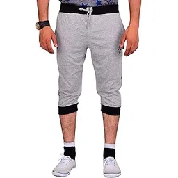 vego Mens Cotton Cuff or Grip Three by Fourth, 3/4, Capri, Three Quarter-picture-56