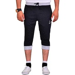 vego Mens Cotton Cuff or Grip Three by Fourth, 3/4, Capri, Three Quarter-picture-40