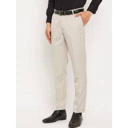 VEI SASTRE Men Smart Slim Fit Formal Trousers-picture-25
