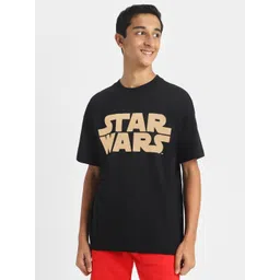 VEIRDO Boys Star Wars Printed Hooded Pure Cotton Pockets T-shirt-picture-51