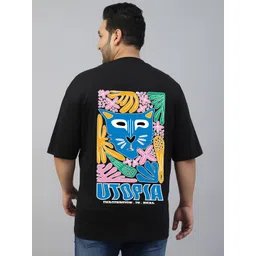 VEIRDO Men Graphic Printed Round Neck Pure Cotton Relaxed Fit T-shirt-picture-32