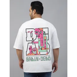 VEIRDO Men Graphic Printed Round Neck Pure Cotton Relaxed Fit T-shirt-picture-56