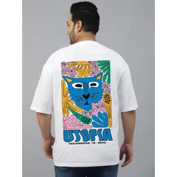 VEIRDO Men Graphic Printed Round Neck Pure Cotton Relaxed Fit T-shirt-picture-18