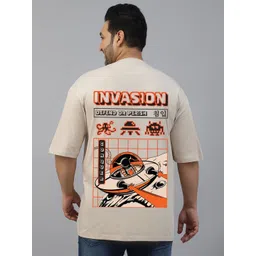 VEIRDO Men Graphic Printed Round Neck Pure Cotton Relaxed Fit T-shirt-picture-16