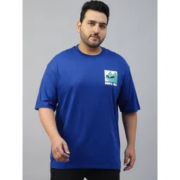 VEIRDO Men Printed Drop-Shoulder Sleeves Pure Cotton Pockets T-shirt-picture-37