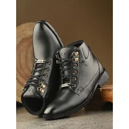 Vellinto BRETT Men Mid-Top Block Heeled Boots-picture-32