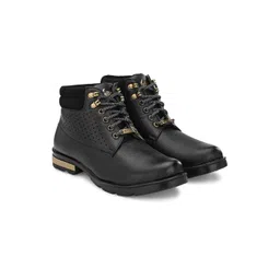 Vellinto Men Rocky Perforated Lightweight Skid-Proof Mid-Top Regular Boots-picture-26