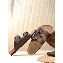 Vellinto Men Synthetic Leather Comfort Sandals-picture-26