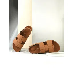 Vellinto Men Velcro Padded Comfort Sandals-picture-29