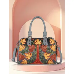 VELUCIA Women Floral Textured Bowling Handheld Bag-picture-26