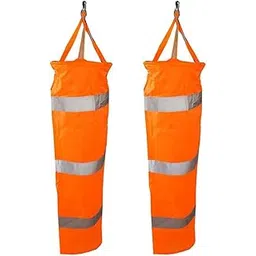 VELURA 2pcs Airport Windsock Outdoor Wind Sock Bag Reflective Belt Grommet 100cm|2 Pieces Windsock| Windmills & Wind Spinners| Yard, Garden & Outdoor Living-picture-32