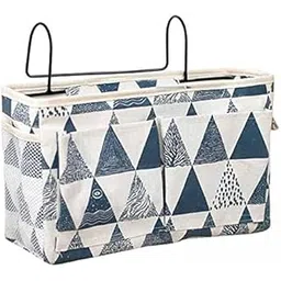 VELURA 2xBedside Caddy Cabinet Storage Organizer for Glasses Book Triangle Blue|1 Piece Bedside Storage |Storage Bags| Household Supplies & Cleaning |Home & Garden-picture-16