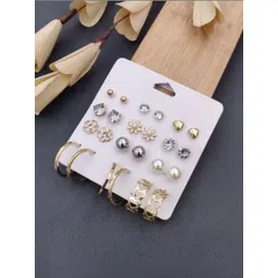 Vembley Geometric Studs Earrings-picture-19