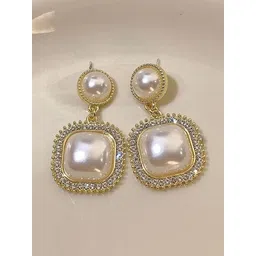 Vembley Gold-Plated Alloy Cubic Zirconia Earrings-image-26