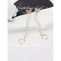 Vembley Gold-Plated Alloy Pearls Ear Cuff-picture-27