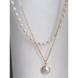 Vembley Gold-Plated Alloy Pearls Necklace-picture-29