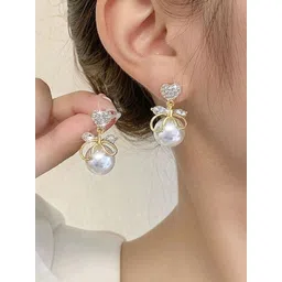 Vembley Heart Shaped Drop Earrings-picture-19