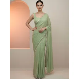 VEMEZ Beads and Stones Satin Saree-picture-21