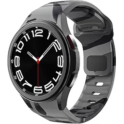 VEMIGON Rugged No Gap Strap Compatible with Samsung Galaxy Watch 7 6 5 4 Bands 44mm 40mm/Galaxy Watch 6 Classic 47mm 43mm/Watch 5 Pro 45mm/Watch 4 Classic 46mm 42mm, Silicone Replacement Sport Loop-picture-18