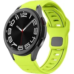 VEMIGON Rugged No Gap Strap Compatible with Samsung Galaxy Watch 7 6 5 4 Bands 44mm 40mm/Galaxy Watch 6 Classic 47mm 43mm/Watch 5 Pro 45mm/Watch 4 Classic 46mm 42mm, Silicone Replacement Sport Loop-picture-11