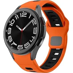 VEMIGON Rugged No Gap Strap Compatible with Samsung Galaxy Watch 7 6 5 4 Bands 44mm 40mm/Galaxy Watch 6 Classic 47mm 43mm/Watch 5 Pro 45mm/Watch 4 Classic 46mm 42mm, Silicone Replacement Sport Loop-picture-12