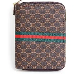 vemilio quality meets affordability VEMILIO Women’s Small Wallet with 11 Card Slots | Card Holder with Zipper Closure | Mini Accordion Purse for Girls – Credit, ATM, ID & Coin Holder – Compact Wallet for Travel & Daily Use (Brown)-picture-37