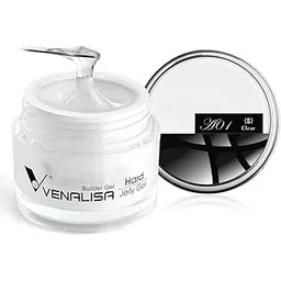 Venalisa Fast Dry LED & UV Extend Sculpture Nail Gel Hard Jelly Builder Gel nail gel Soak off UV Poly Nail Extension Gel (A01-Clear, 15ml (S))-picture-29