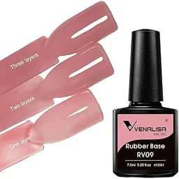 VENALISA Rubber Base Gel Nail Polish UV Nail Gel Color Soak Off Gel Polish Nail Art Manicure Salon Designs Home DIY Use RV09-picture-15