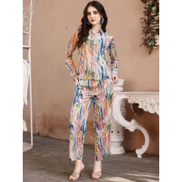 VenderVilla Abstract Printed Shirt With Trousers Co-Ords-picture-10