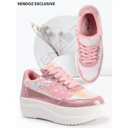 vendoz GLITTERY WEDDING AND PARTY WEAR Sneakers For Women-picture-19