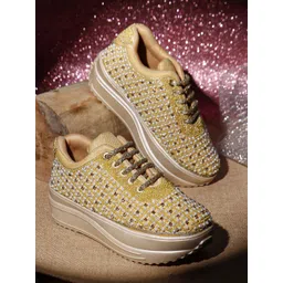 VENDOZ Women Woven Design Sneakers-picture-28