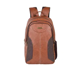 Veneer Office synthetic leather casual Brown Backpack-picture-22