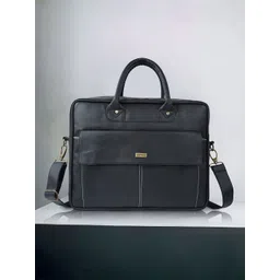 Veneer Unisex Black Messenger Bag-picture-21