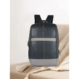 Veneer Unisex Colourblocked Laptop Backpack-picture-29
