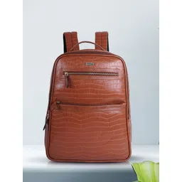 Veneer Unisex Crocodile Pattern Laptop Backpack-picture-38