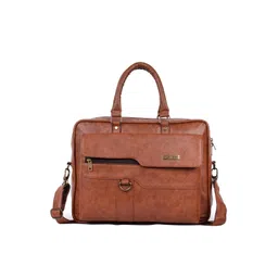 Veneer Unisex Tan Laptop Bag-picture-37