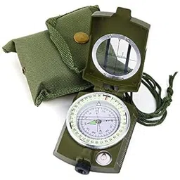 VENEKETY Compass,High Accuracy Waterproof Military Compass with Carrying Bag, Lensatic Sighting, Waterproof and Shakeproof Compass, Army Green Suitable for Camping Hiking-picture-19