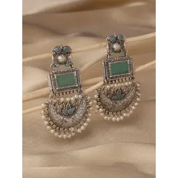 VENI Contemporary Chandbalis Earrings-picture-30