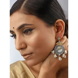 VENI Contemporary Jhumkas Earrings image 4