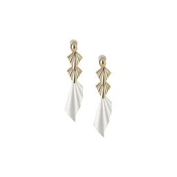 VENI Gold-Plated Contemporary Drop Earrings image 3