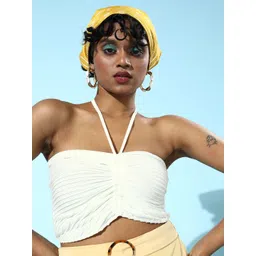 Veni Vidi Vici Women Sleek Fitted Crop Top-picture-14