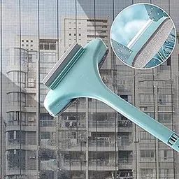 VENOZO Multifunctional Screen Brush 2 in 1 Window Mesh Cleaning Brush Wiper with Extended Handle Mosquito Net Cleaner Double Side Window Glass Cleaning Supplies Tool, Big Size-picture-10