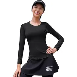 venzina Venzina® Women's Long Sleeve Quick Dry T-Shirt UPF 50+ Sun Protection |Moisture Wicking, Stretchable, Lightweight Athletic Top for Yoga, Running, Dance, Gym & Casual Wear-picture-15