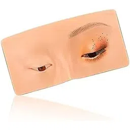 Veoni Belle Makeup Practice Face Eyes Board 3D Eye Makeup Practice Board For Beginner Makeup Artist Silicon Makeup Practice Skin Board (Neutral Undertone)-picture-11