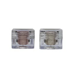 Veoni BELLE Set of 2 HD Holographic Glitter Eyeshadows 5g Each - Rose Gold+Champagne Gold-picture-11